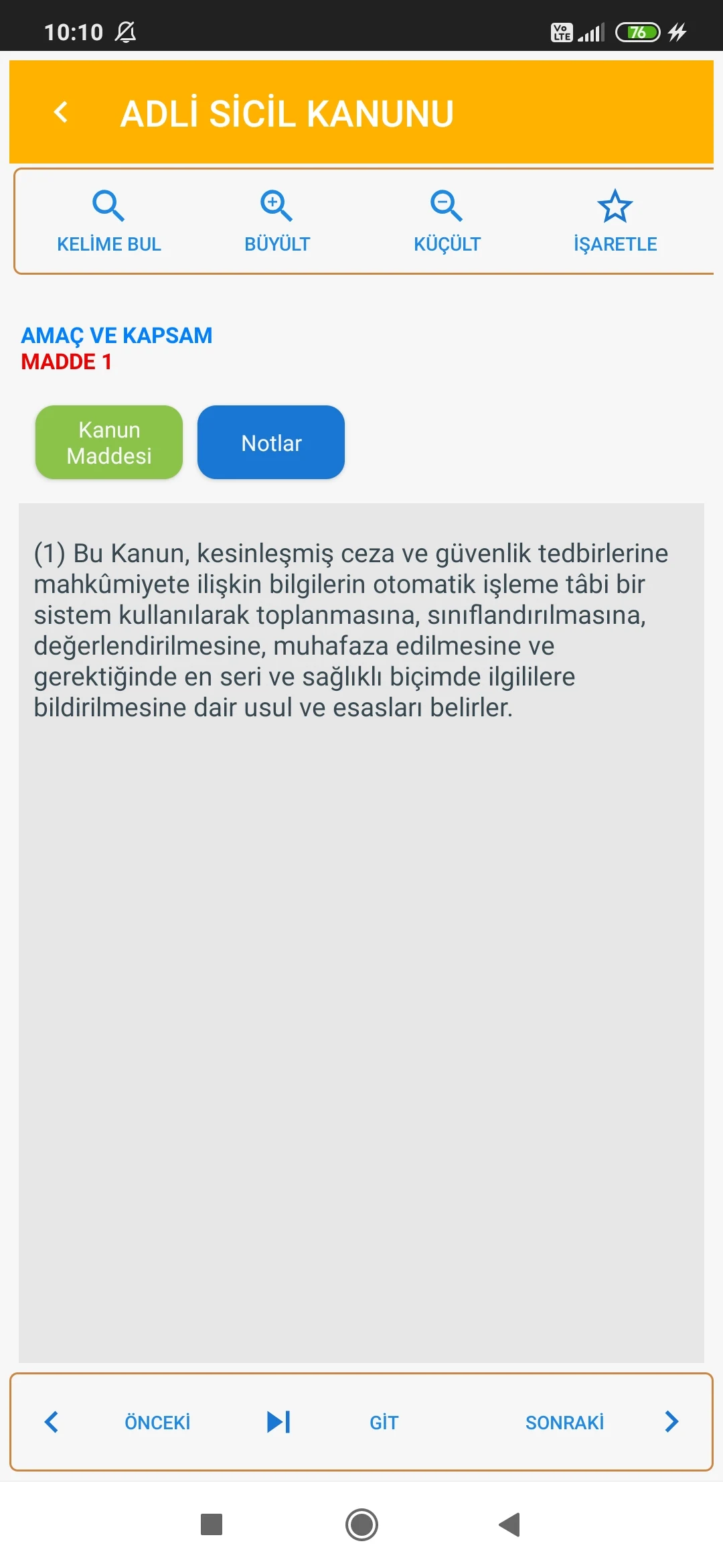 Ceza Muhakemesi Kanunu screenshot