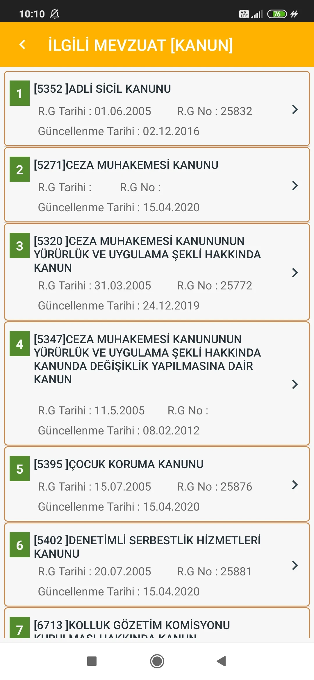 Ceza Muhakemesi Kanunu screenshot