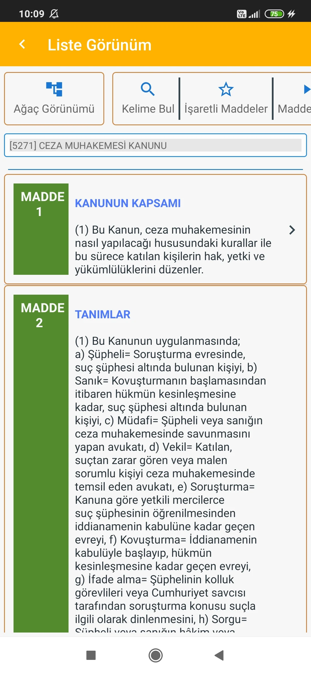 Ceza Muhakemesi Kanunu screenshot