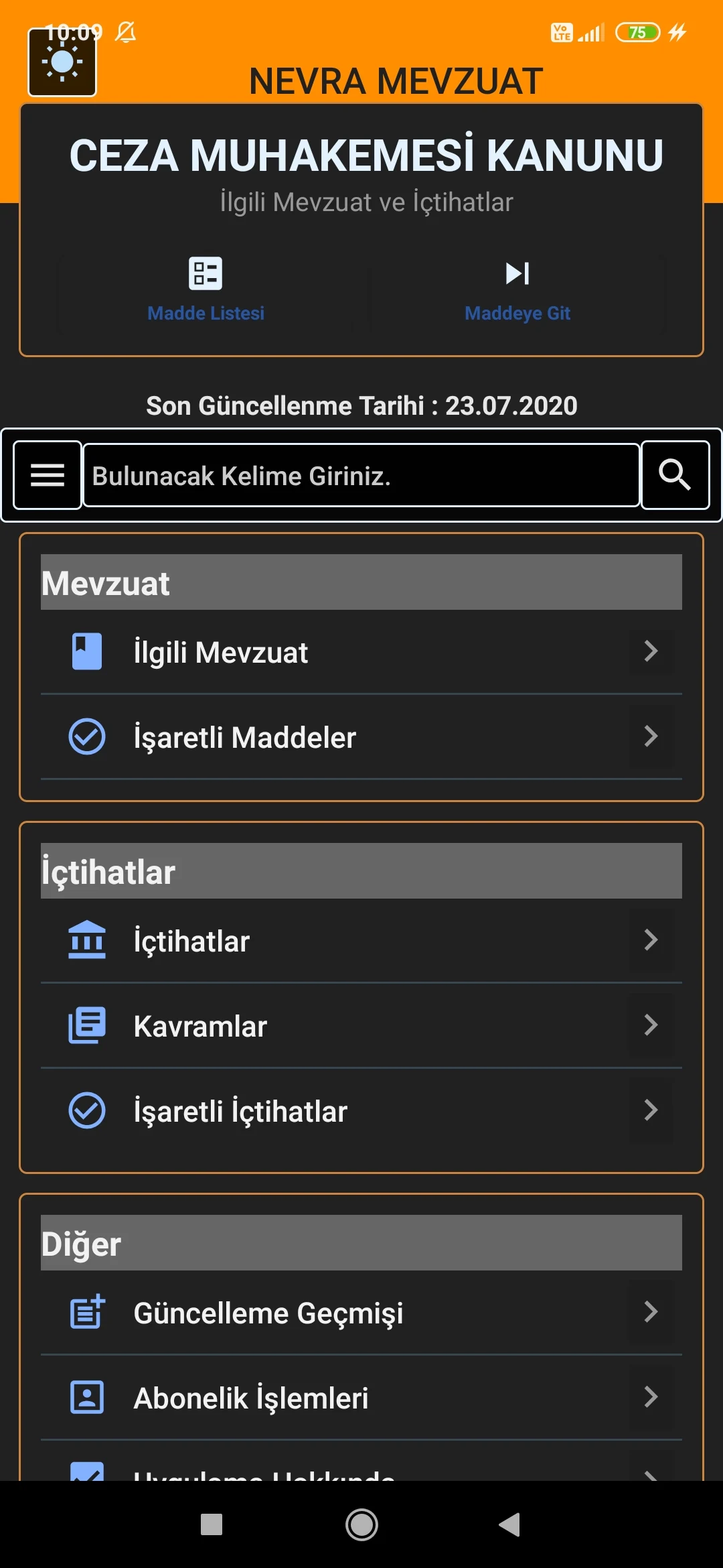 Ceza Muhakemesi Kanunu screenshot