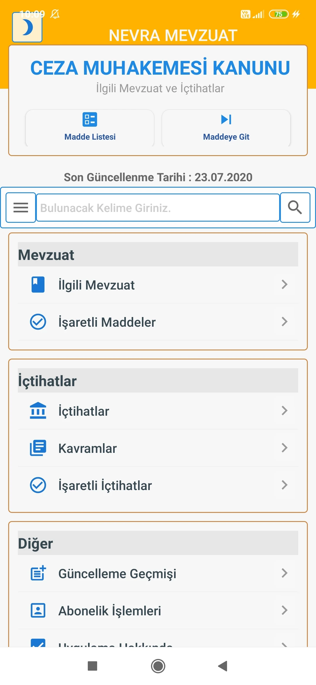 Ceza Muhakemesi Kanunu screenshot