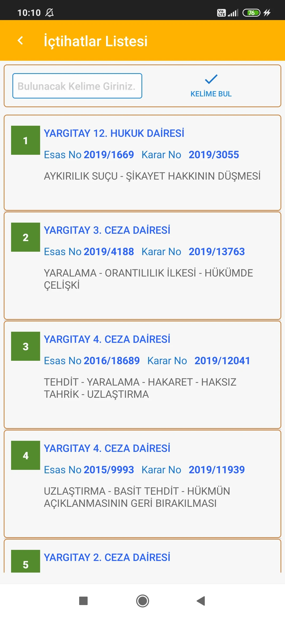 Ceza Muhakemesi Kanunu screenshot